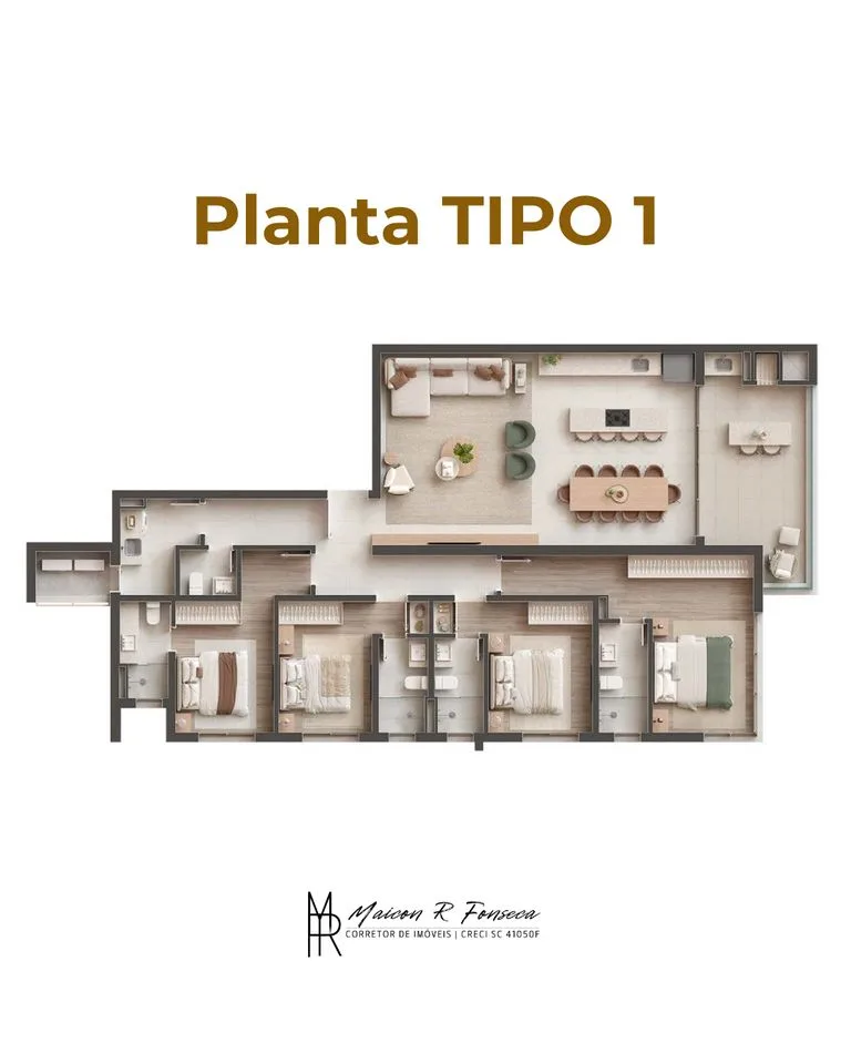 Apartamento, em Bairro Itacolomi, Balneário Piçarras/SC